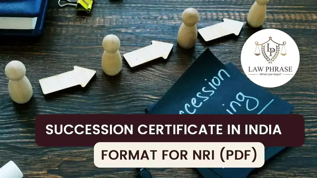 Succession Certificate In India For NRI (PDF)